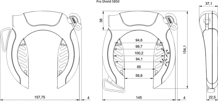 Abus Pro Shield 5850 Ringlås